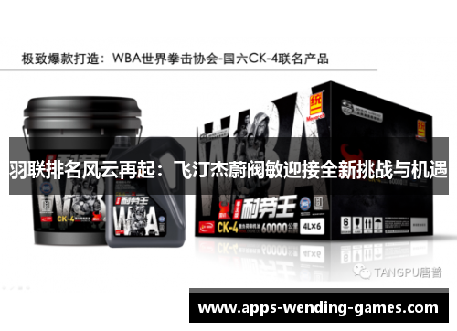 羽联排名风云再起：飞汀杰蔚阀敏迎接全新挑战与机遇