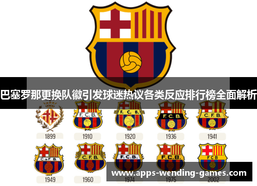 巴塞罗那更换队徽引发球迷热议各类反应排行榜全面解析